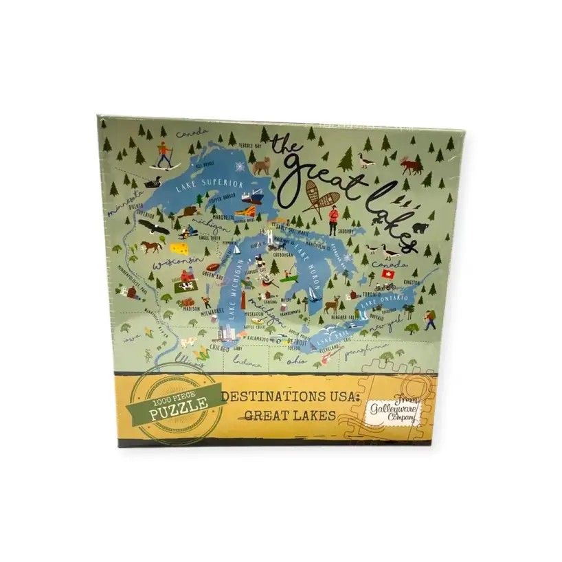 Great Lakes 1000 Piece Jigsaw Puzzle