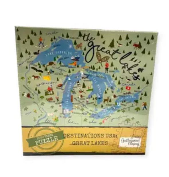 Great Lakes 1000 Piece Jigsaw Puzzle