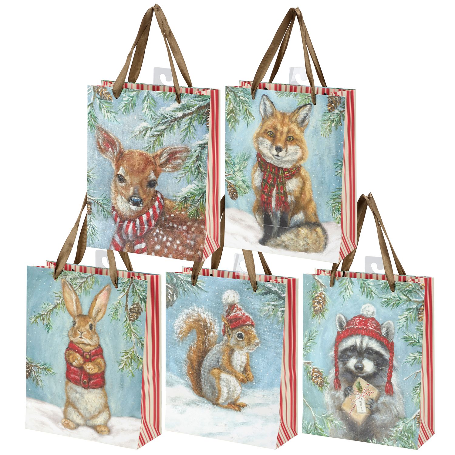 Gift Bag Set - Winter Animal | Primitives by Kathy