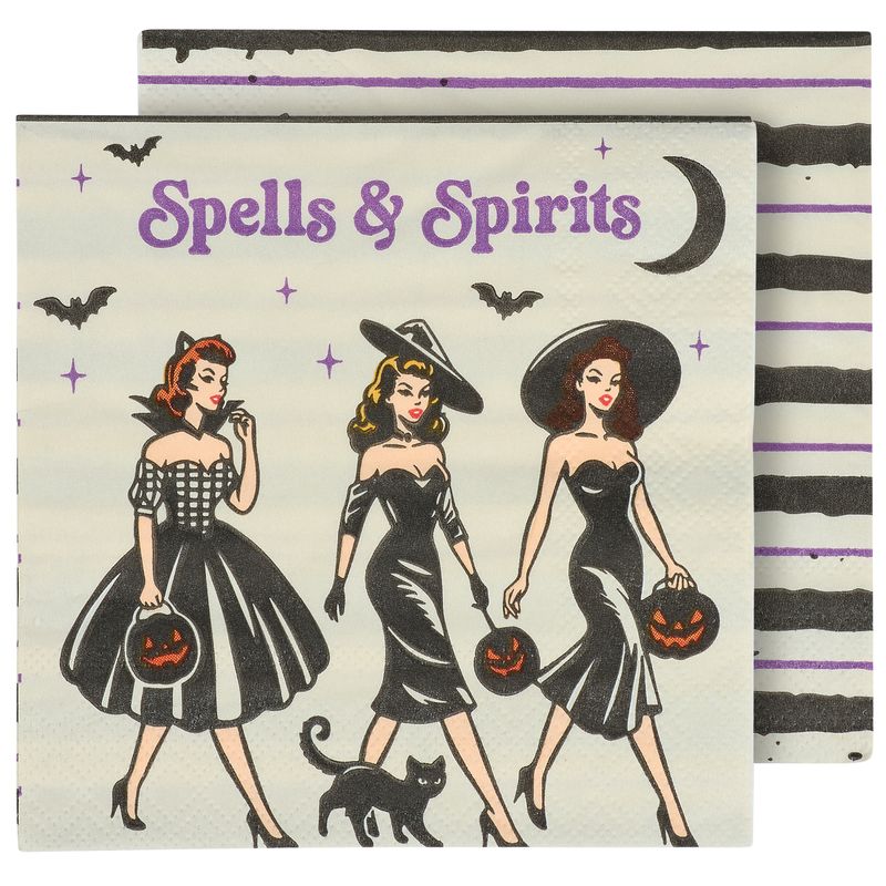Beverage Napkin - Spells | Primitives by Kathy