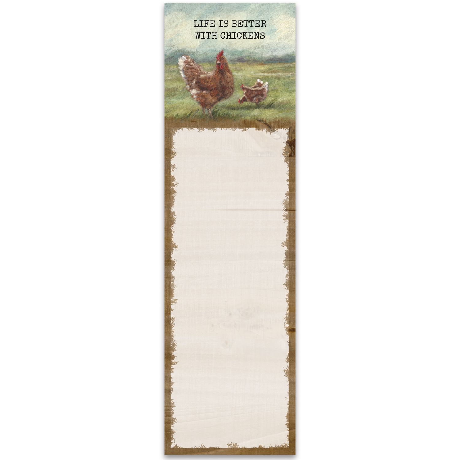 Better With Chickens List Pad | Primitives by Kathy