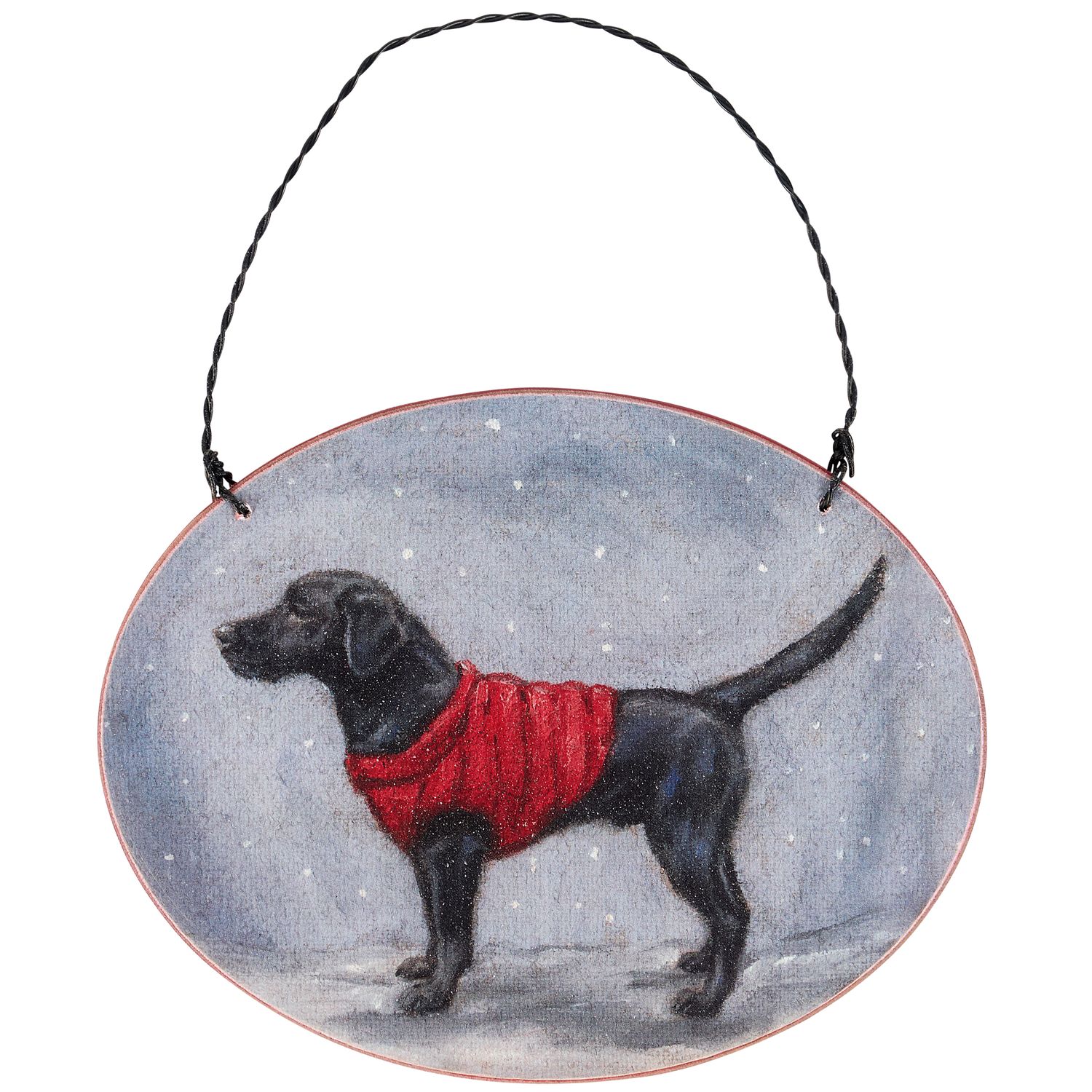 Xmas Orn - Cozy Lab Black | Primitives by Kathy