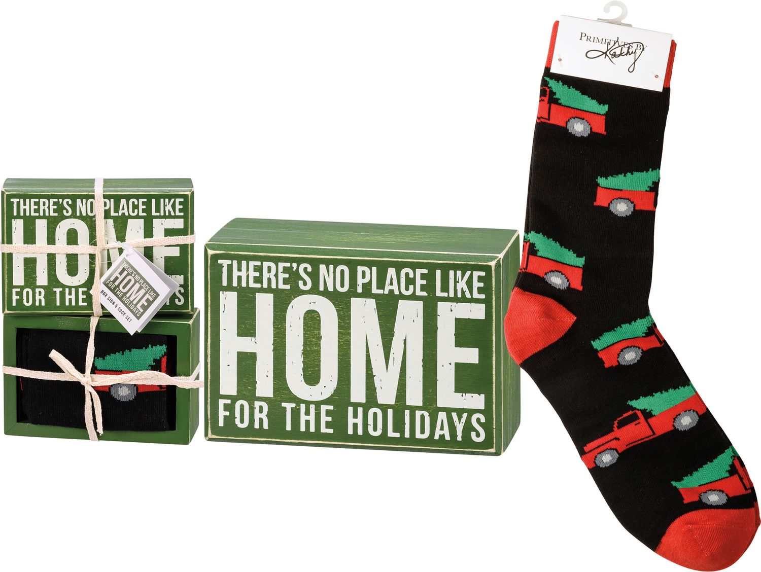 Box Sign &amp; Sock Set - Home | Primitives by Kathy
