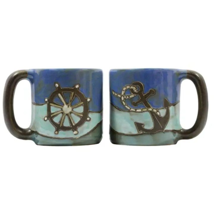 Mara Stoneware Anchors Away Mug