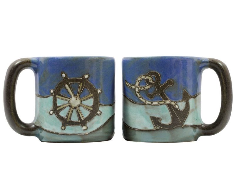 Mara Stoneware Anchors Away Mug