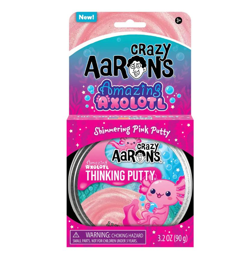 Amazing Axolotl - Full Size 4" Thinking Putty Tin