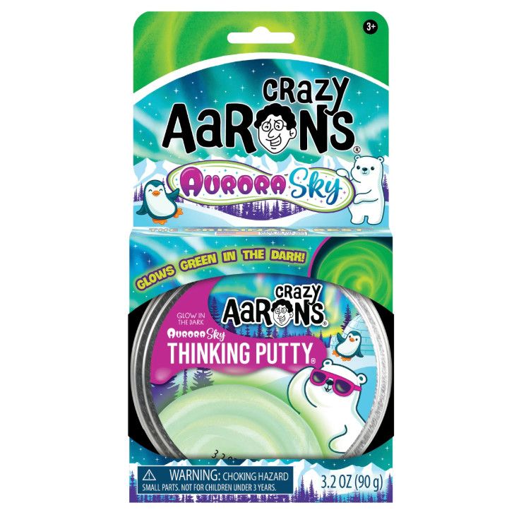 Aurora Sky - Full Size 4" Thinking Putty Tin