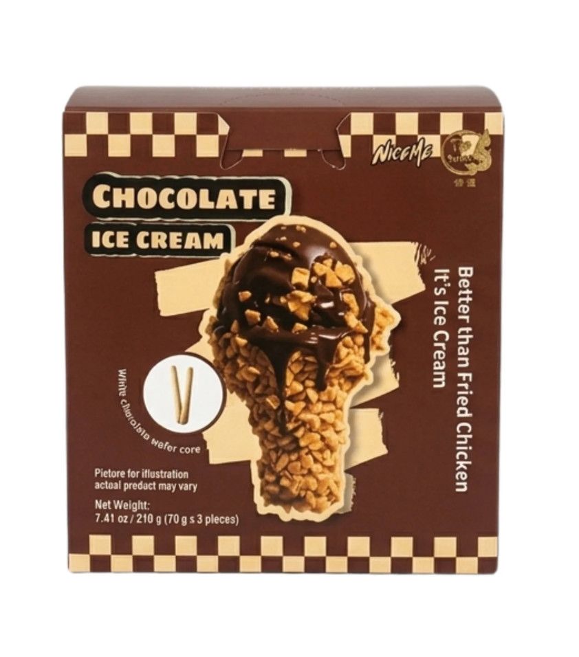 Viral NiceMe Fried Chicken Chocolate Ice Cream
