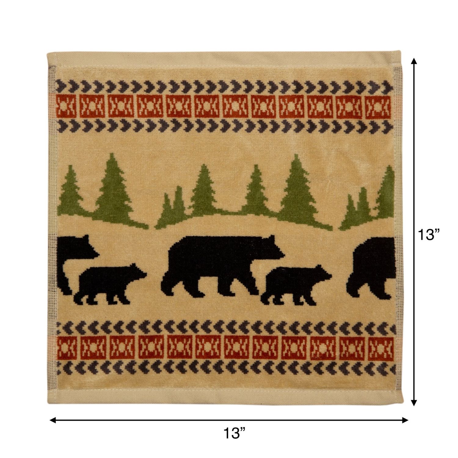 Bear with Stripes Tea Towel | Cartsen's