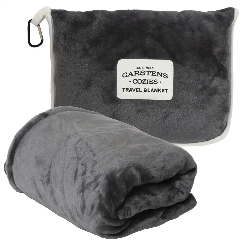 Perfect Grey Travel Blanket | Cartsen's