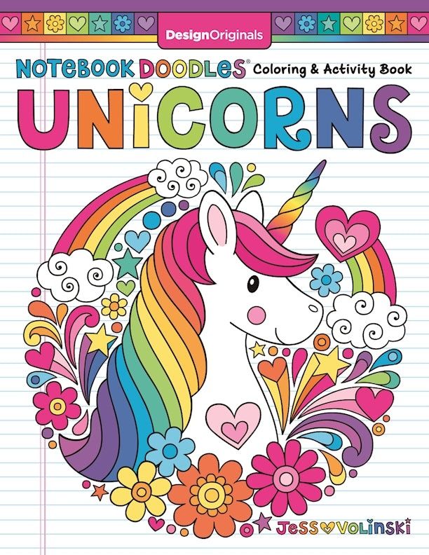 Notebook Doodles: Unicorns Coloring &amp; Activity Book