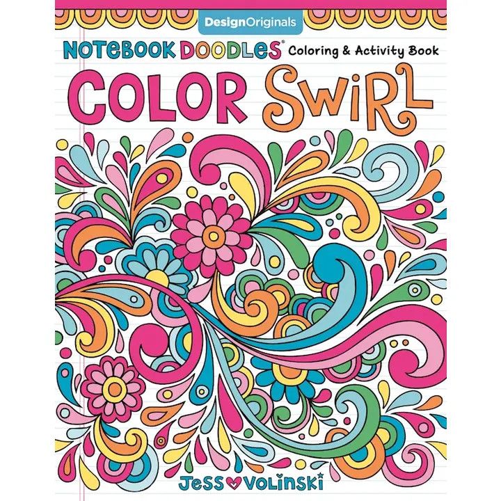 Notebook Doodles Color Swirl