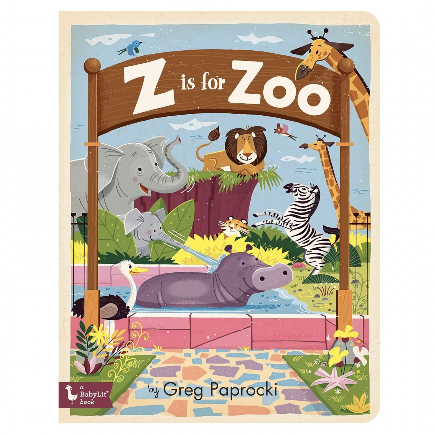 Z is for Zoo: Alphabet board book | Gib Smith