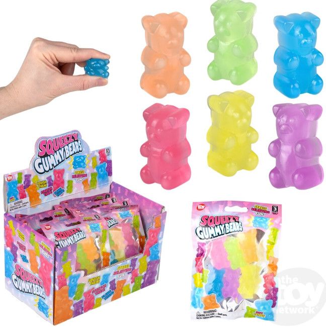 1.5" Squeezy Yummy Bear