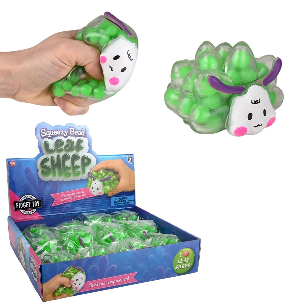 3in Squeezy Bead Leaf Sheep