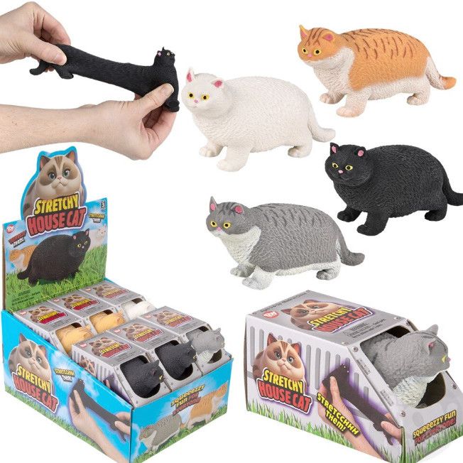 4" Stretchy House Cat