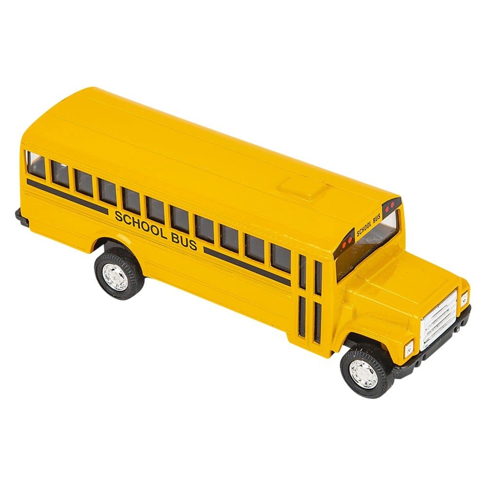 5" Diecast Pull Back School Bus | Toy Network