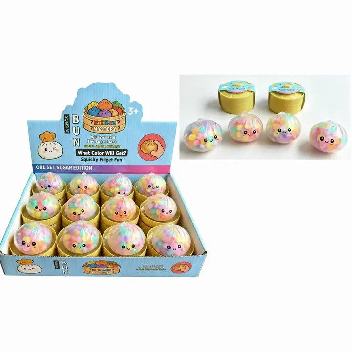 Viral Dumpling Color Beaded Pearls Squishy Fidget