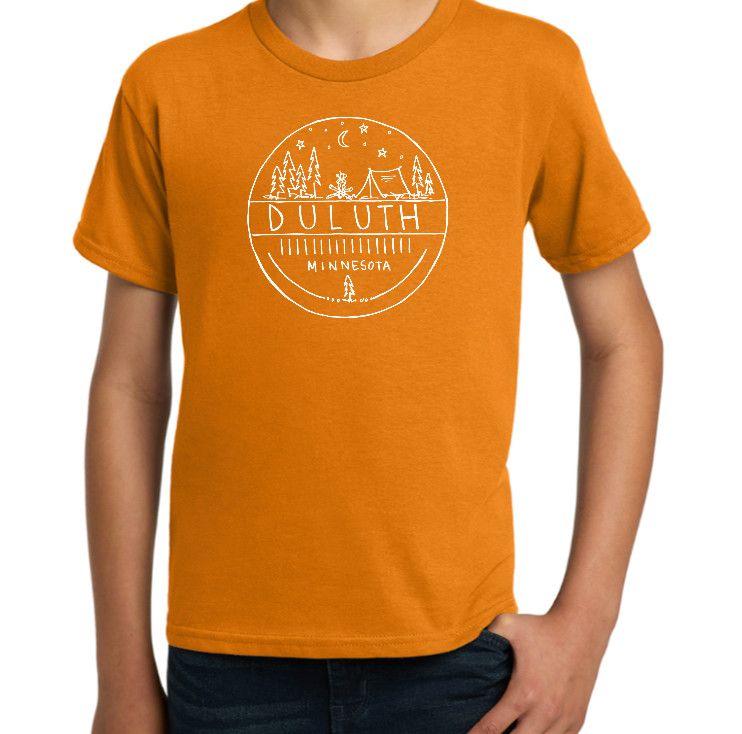Youth - Duluth Camping Scene Tee