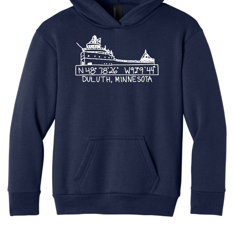 Youth - Duluth Coordinates Ore Hoodie