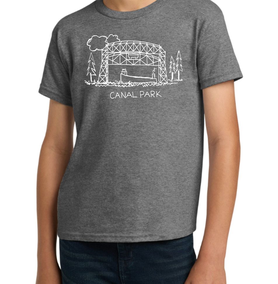 Youth - Canal Park Aerial Lift Bridge Tee Charcoal