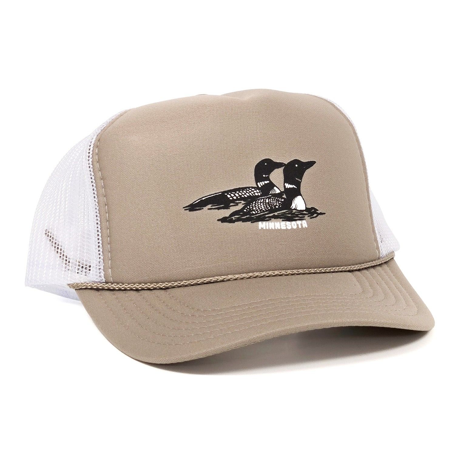 Vintage Loons Trucker | Khaki/White