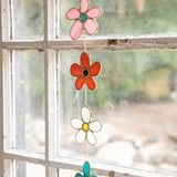 Stained Glass Mobile - Daisies