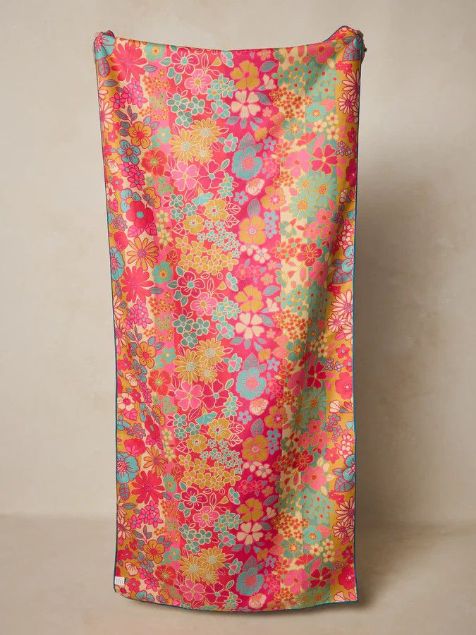 Double-Sided Microfiber Beach Towel - Fish