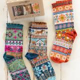 Boxed Boho Sock Set, Set of 3 - Dog | Natural Life