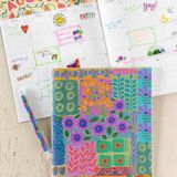 2026-27 Academic Planner - Turquoise Patchwork