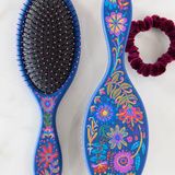 Wet / Dry Detangling Hairbrush - Navy