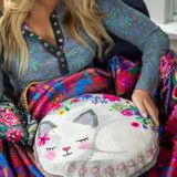 Cozy Weighted Pillow - Cat | Natural Life