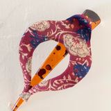 Boho Clip - Fabric Mauve India Vines