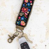 Embroidered Key Chain - Black | Natural Life