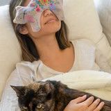 Weighted Eye Mask - Cat | Natural Life