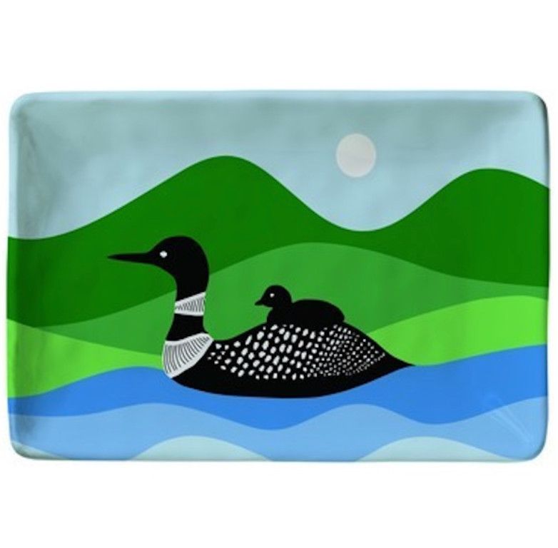 Loons 8" x 5.5" Snack Tray