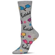 Pickleball Paddle Bamboo Crew | Light Gray Heather | 9-11