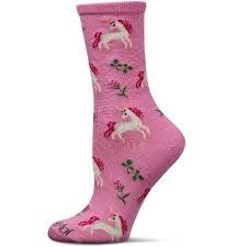 Unicorns Bamboo Crew | Mauve Glow | 9-11