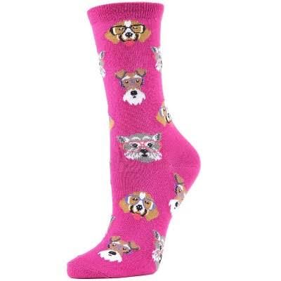 Professor Dogs Bamboo Crew | Fuchsia | 9-11