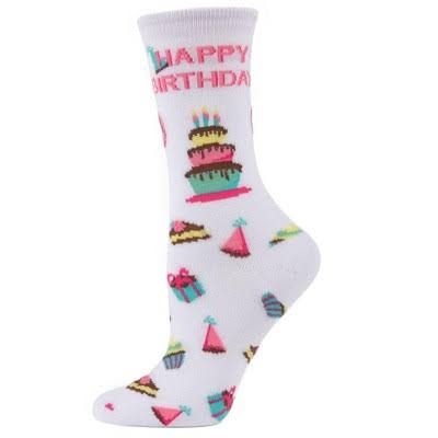 Happy Birthday Bamboo Crew | White | 9-11