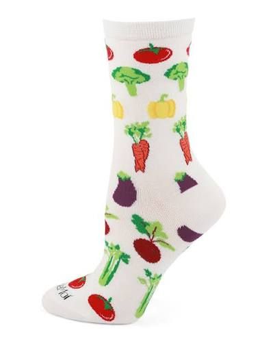 Vegetables Bamboo Crew | Ivory | 9-11
