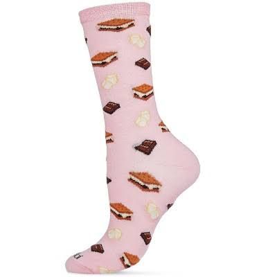 I'd Like S'mores Bamboo Crew | Pink | 9-11
