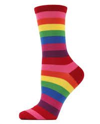 Rainbow Stripe Crew | Multi | 9-11
