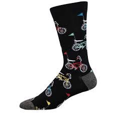Bicycles Bamboo Men's Crew | Black | 10-13