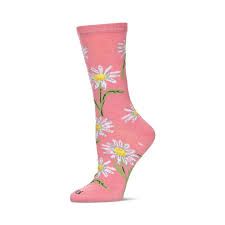 Daisy Bamboo Crew | Salmon Rose | 9-11