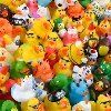 100pc Assorted Rubber Duckies