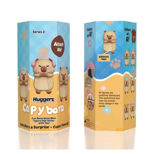Capybara Huggers: The Phone Hugging Animals Series 3 Collectable Figurine Blind Bag (1pc)