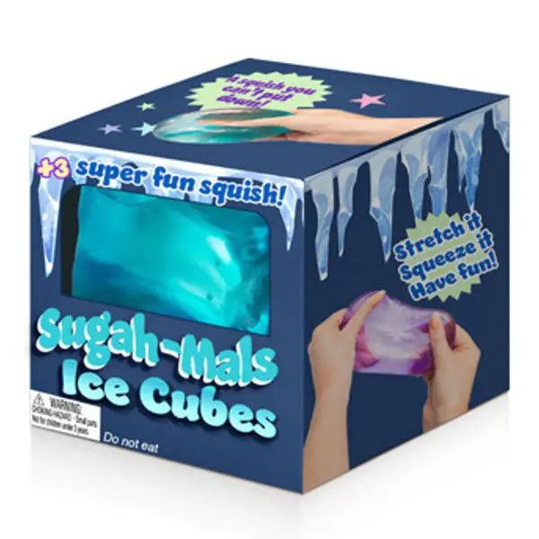 Sugah-Mals™ Ice Cube Sugar Squishy Stress Ball - Asst Colors
