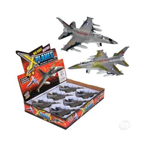 6" Diecast Pullback F-16 Fighting Falcon