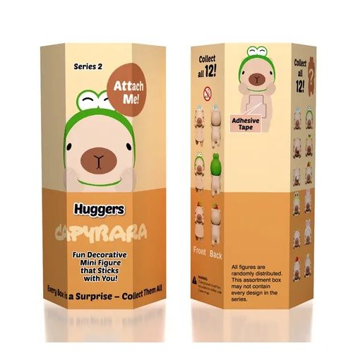 Capybara Huggers: The Phone Hugging Animals Collectable Figurine Blind Bag (1pc)